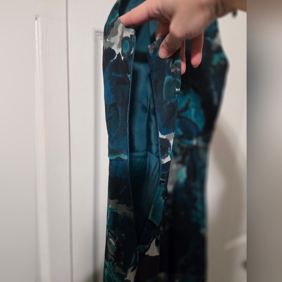 Ann Taylor Loft Blue & Teal Dress, Size 4 petite, EUC - Picture 16 of 16